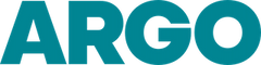 Argo logo in teal color