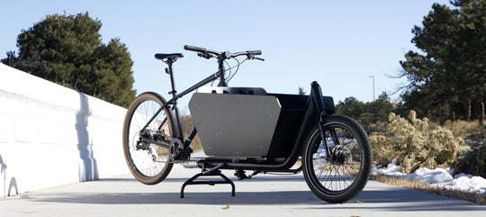 A Raleigh Redux turned into a cargo bike