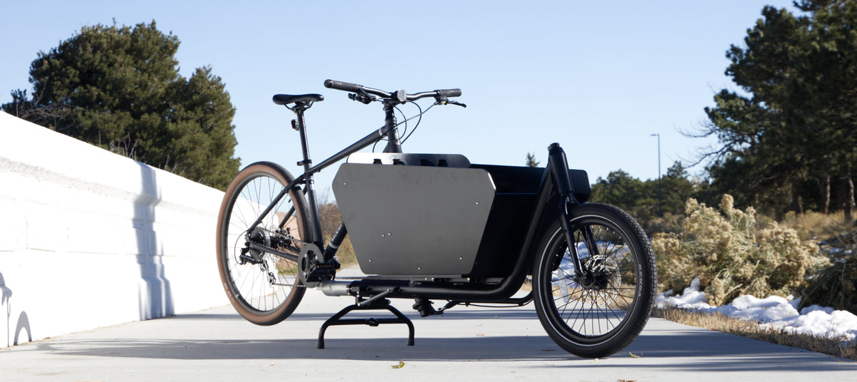 A Raleigh Redux turned into a cargo bike